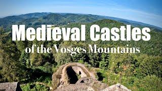 Hiking the 4 Chateaux's Trail  -  Vosges du Nord  -  France