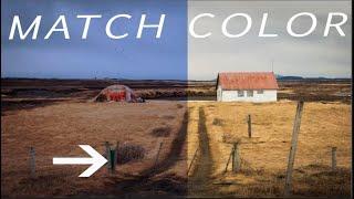 How to Match Color between Images in Photoshop: Photoshop Tutorial, images retouching