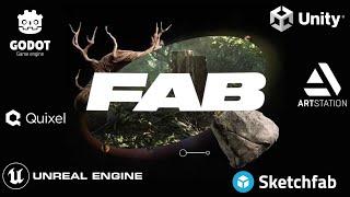 Unreal Fab -- A Universal Game Asset Marketplace!!!  This Will Change Game Development!