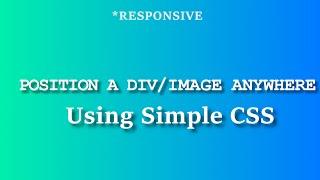 How to Centre a Div/ Image using CSS | frontendDUDE