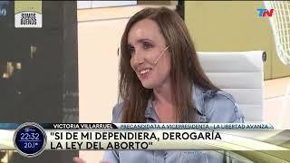 Victoria Villarruel en TN con Nicolás Wiñazky y Santiago Fioriti