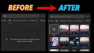 Capcut Pro No internet Connection Problem solve || Capcut pro effect internet problem