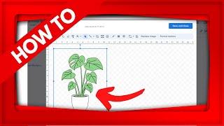 How to Make an Image Background Transparent in Google Drawings