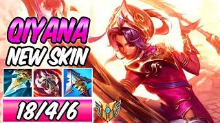 LUNAR EMPRESS QIYANA MID FULL AD GAMEPLAY | Best Build & Runes | League of Legends