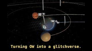 Glitching solar system in Outer Wilds.