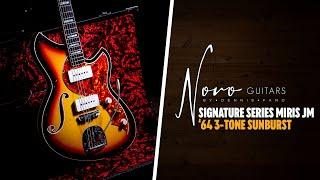 Peach Picks | Novo Guitars Signature Miris JM | '64 3-Tone Sunburst