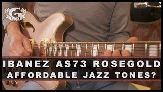 Ibanez AS73 Rosegold // Affordable Jazz Tones?