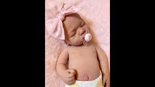 18" Full Body Silicone Reborn Baby Bald Hair Custom Girl Boy Artist Handmade | Silicone Baby Home