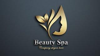 Beauty Logo Design in Adobe Photoshop