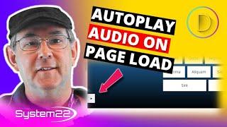 Divi Theme Autoplay Audio On Page Load 