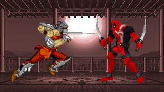 Shredder Vs Deadpool | MARVEL SUPERHEROES MUGEN