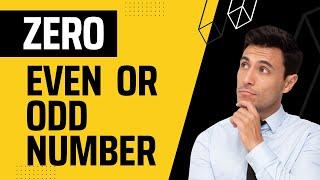 Is zero even or odd ? | Zero | Is zero even ? | What is zero | Facts about zero | Why zero is even?