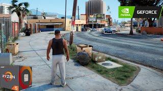 GTA 5 Ultra Realistic Graphics Mod Showcase/Performance Test 2022! | NVR + Visual V + PRSA ENB