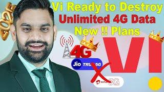 Vi Launched Unlimited 4G Data Plans | Unlimited Data Plan | Jio & Airtel 5G Plans Effect | Unlimited