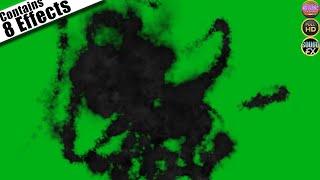 Dark Smoke Appear & Disappear Green Screen Effects + Sound | #mvstudio