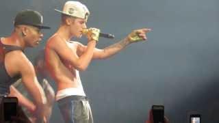 Justin Bieber Boyfriend/Baby Shirtless- San Jose 6/26/13 HD