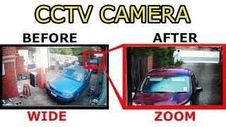 Converting a Wide Angle CCTV camera into a Narrow Angle Zoom view