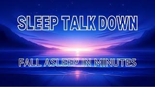 Sleep Hypnosis for Deep Sleep - Relaxing male voice with crackling fire.