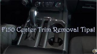 F150 Center Console Trim Removal Tips and Tricks.