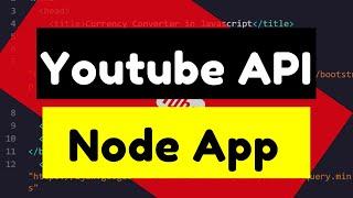 Node.js Express Youtube Data API V3 Upload Video to Youtube in Javascript Full Project For Beginners