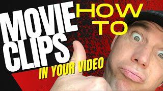 How To Put Movie Clips In YouTube Videos- Fair Use- Make Better Videos