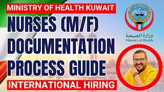 MOH Kuwait - Nurses Documentation For International Hirings 2024