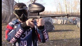 New Planet Eclipse Gtek 170r Paintball Marker review and shooting video!