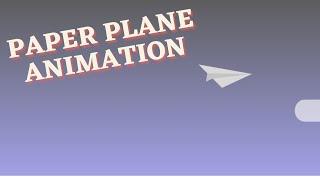 Paper Plane Animation CSS | Source code