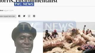 Bayelsa residents claim dead Whale was washed ashore