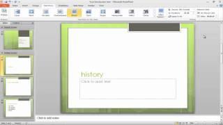 How to Apply Slide Transitions in a PowerPoint Presentation