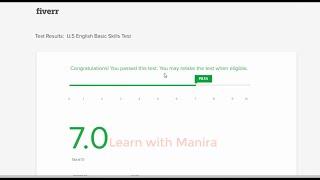 How to 100% pass fiverr U.S English Basic skills test with answers 2020|