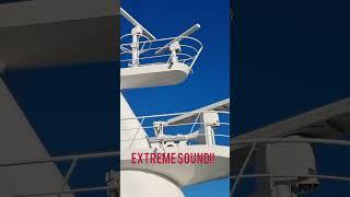 Typhon Extreme on Cruise Ship #aidabella #typhon #aida #horn #signalhorn #sound #shorts #cruiseship