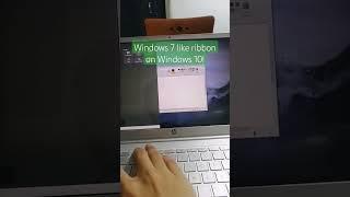 Windows 7 Like Ribbon On Windows 10