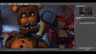 FNaF 2 (C4D/SpeedArt)