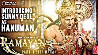 Introducing Sunny Deol as Hanuman |Ramayana | Ranbir Kapoor |Sunny Deol |Rocking Star Yash | Nitesh