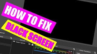 OBS Studio Black Screen Fix - Black Squad [EASY]