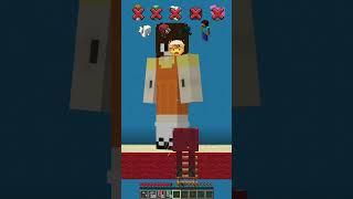 Squid Game Door Gate vs Mob List Emoji Reaction #shorts #minecraft #meme