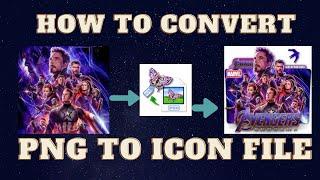 How to convert png file into icon file