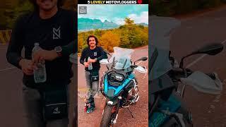 Top 5 Most Loved MotoVloggers️ || Part 1 || Mr Unknown Facts || #shorts