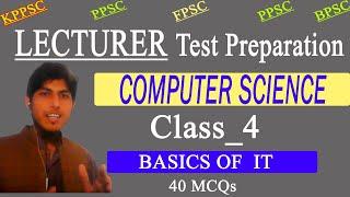 KPPSC Computer Science Lecturer Test Preparation C_4 | Basics of Information Technology | InfoUstaad