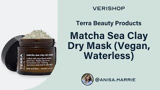 Terra Beauty Products Matcha Sea Clay Dry Mask (Vegan, Waterless) Review