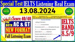 IELTS LISTENING PRACTICE TEST 2024 WITH ANSWERS | 13.08.2024