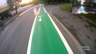 Moscow new cycle path (part 2). Новая велодорожка в Москве (ч.2)