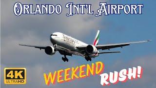 #4K WEEKEND RUSH 6/08/24 ORLANDO INT'L AIRPORT #aviation #new #plane #best #popular #airport