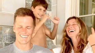 Watch Tom Brady and Gisele Bundchen’s Son Crash Their TikTok Challenge