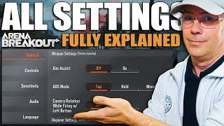 Learn what EVERY SETTING does!  Arena Breakout Settings Guide!
