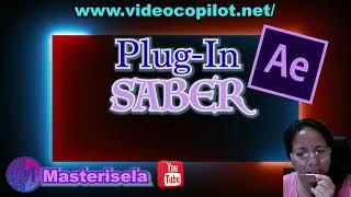 Instalar Plug-In SABER para After Effect, este plug In permite crear efectos de rayos de luz