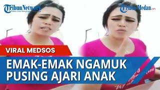 VIDEO Ratu Talisha Seorang Emak-emak di Medan, Marah Karena Pusing Ajari Anak Selama Covid-19