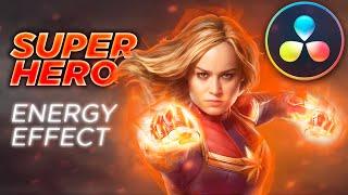 How to make a Superhero Energy Effect in Davinci Resolve 18 (Step-by-Step)