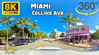 Miami - Collins Ave - VR 360 8K Video